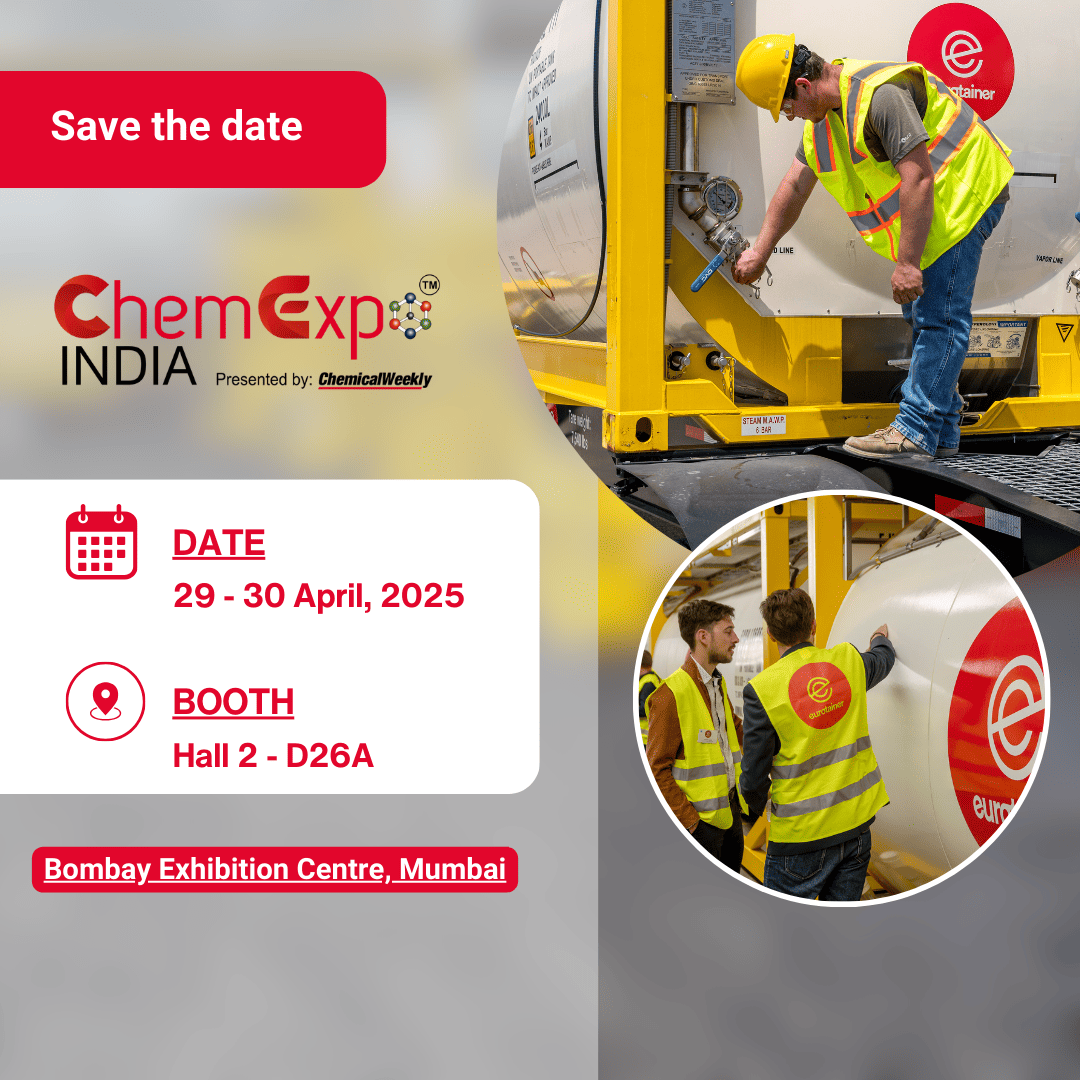 Exhibition ChemExpo India 29,30 april 2025 - Save the date - Eurotainer