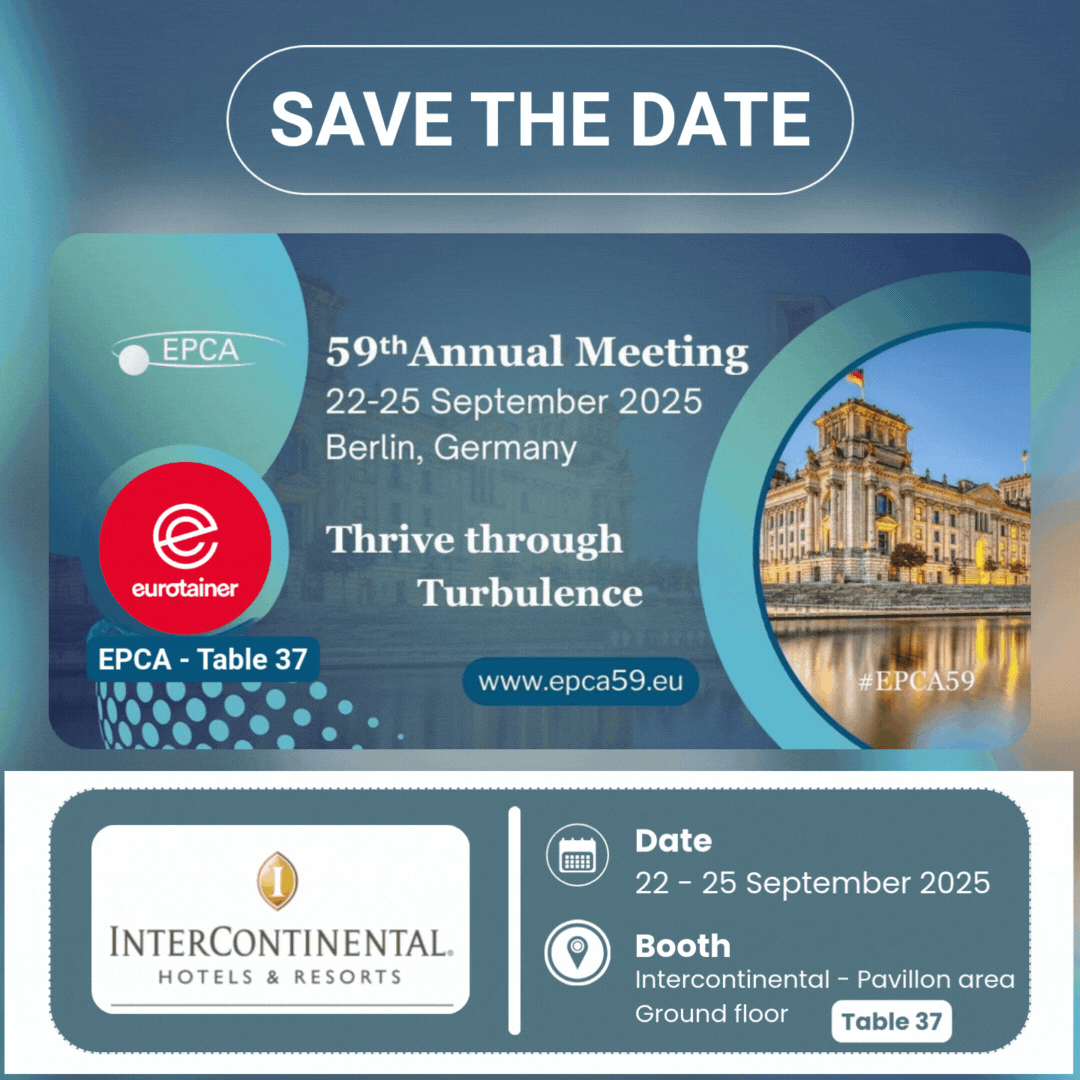Save the date - EPCA 22 - 25 September 2025 EUROTAINER iso container
