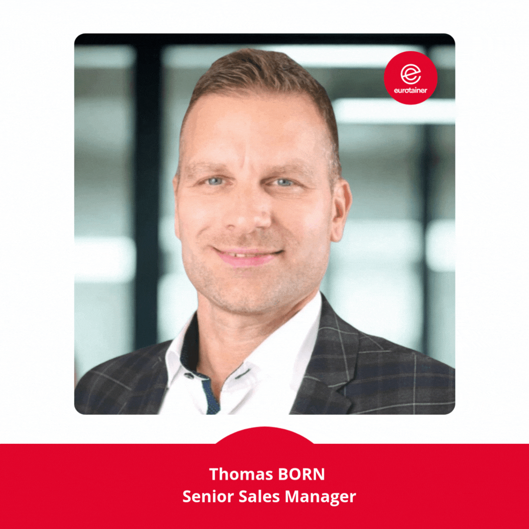 Thomas BORN Sales Manager with logo eurotainer - Eurotainer & Ermewa intermodal tank container & railcar
