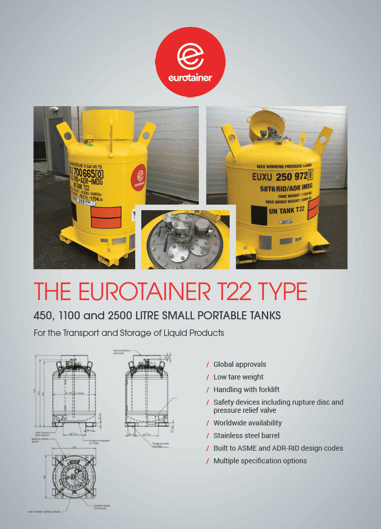Eurotainer Small Portable Tank T22 tanks liquid product