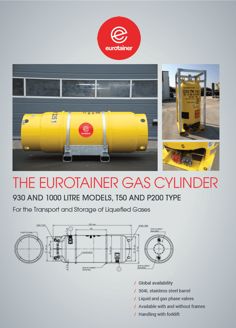 Eurotainer Small portable tank_Gas Cylinders P200